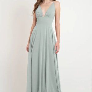 Jenny Yoo Brady Dress in Morning Mist